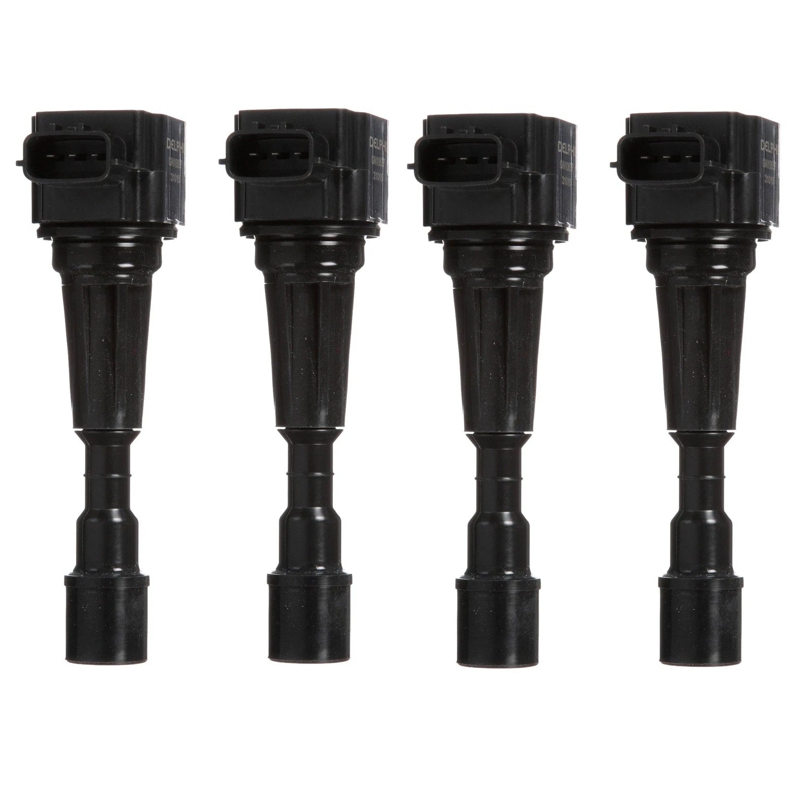Set of 4 Delphi Direct Ignition Coils for Mazda 2 1.5L L4 (2011–2014)