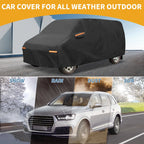 Waterproof Car Cover for Volkswagen T5 SWB (2003–2015) W/ Reflective Straps