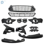 Front Bumper Grill w/ Fog Light Covers for Ford Fusion (2013–2016)