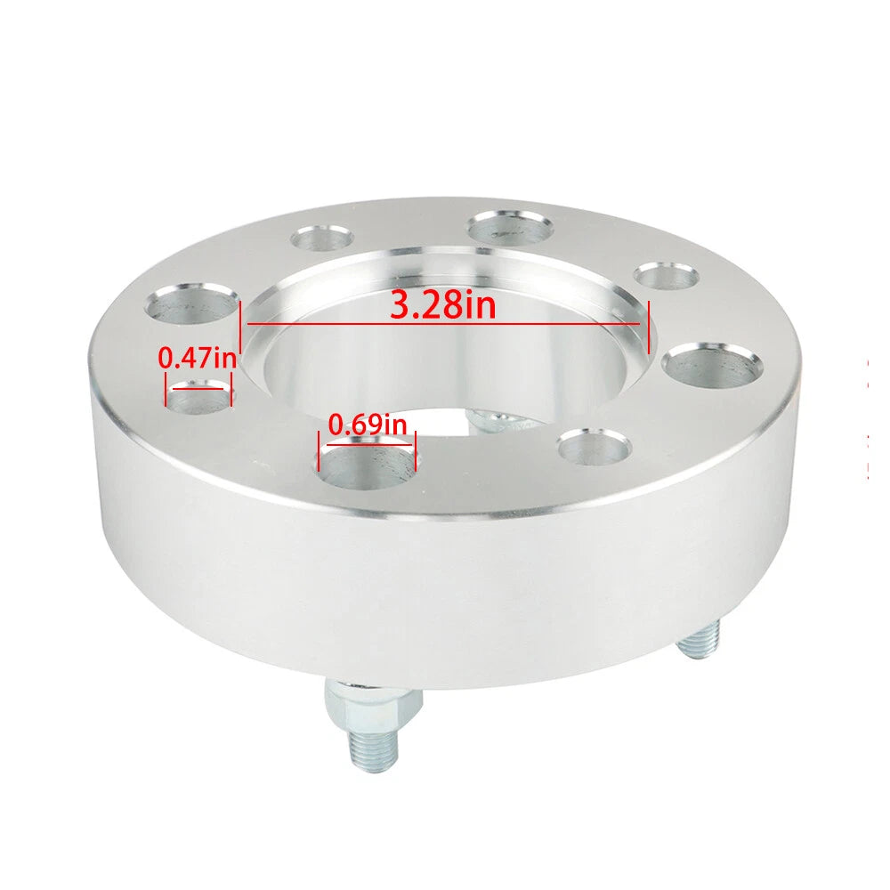 Set of 4 Silver Wheel Spacers for Honda (YYYY–YYYY)