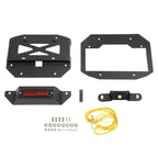 Spare Tire License Plate Bracket Relocation for Jeep Wrangler JK (2007–2018)