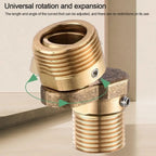 Shower Adapter 360 Degree Rotation for Showering (Rust & Wear Resistant)