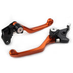 Orange Pivot Dirt Clutch Brake Levers for Kawasaki KLX250 D-Tracker (1993–1997)