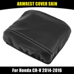 Car Center Console Lid Armrest Cover for Honda CR-V (2014-2016) Black