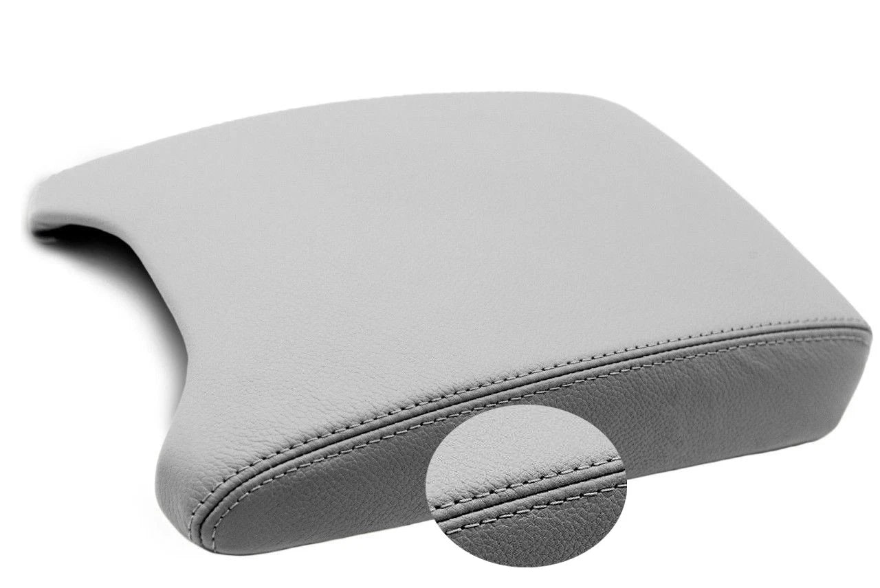 Center Console Armrest Vinyl Cover for BMW X5 (2000–2006) Gray