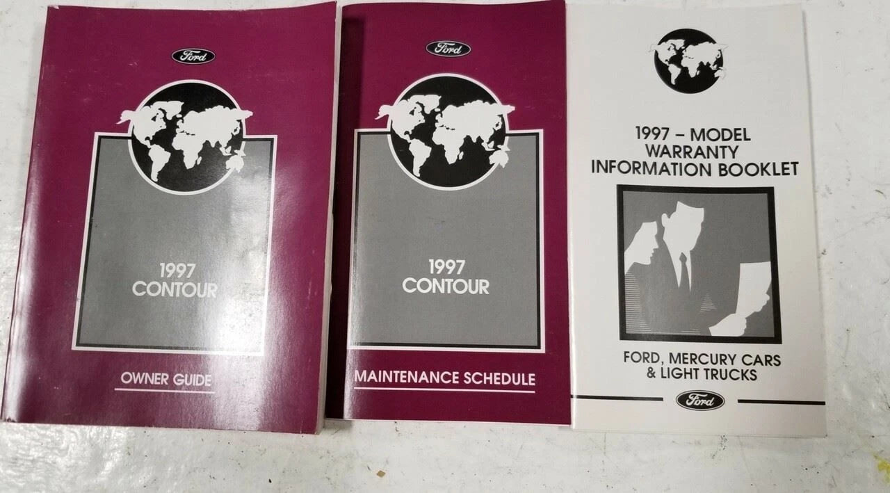 Owner Manual with Case for Ford Contour (1997) OEM