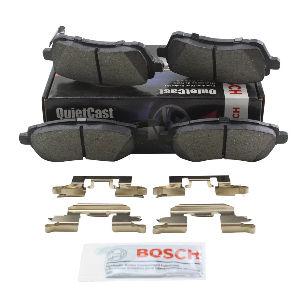 Set of 4 Bosch QuietCast Front Ceramic Brake Pads for Ford Fiesta (2011–2019)