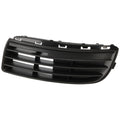 Bumper Grille for Volkswagen Jetta (2005–2010) Driver Side Textured Black