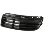 Bumper Grille for Volkswagen Jetta (2005–2010) Driver Side Textured Black