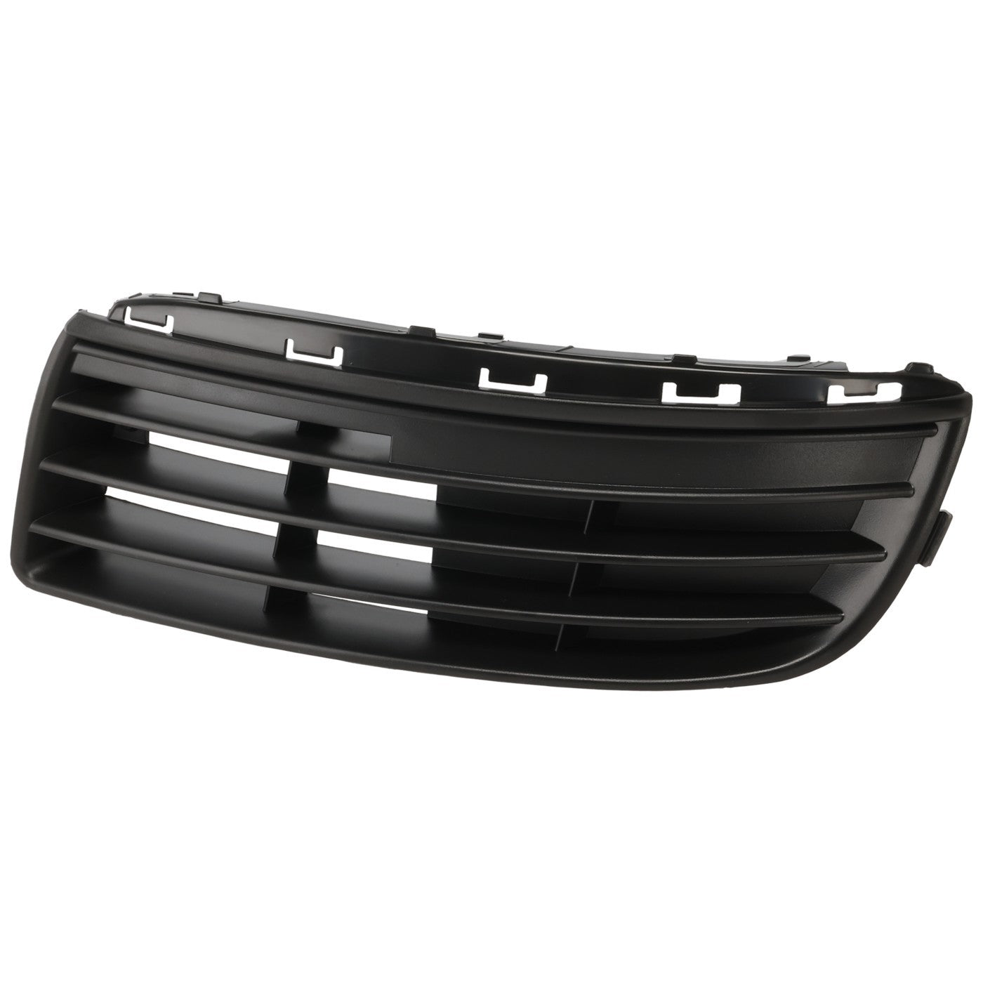 Bumper Grille for Volkswagen Jetta (2005–2010) Driver Side Textured Black