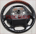 Steering Wheel with Cruise Switch for Lincoln LS (2003–2006) - Black/Wood