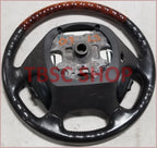 Steering Wheel with Cruise Switch for Lincoln LS (2003–2006) - Black/Wood