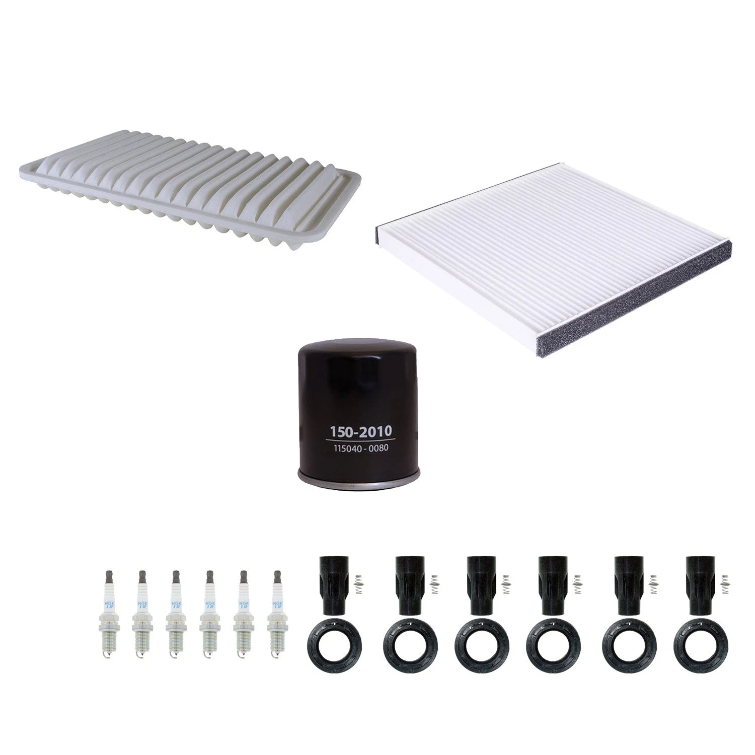 Tune Up Kit with 6 NGK Spark Plugs & Boots for Camry ES330 Solara (2002–2006)
