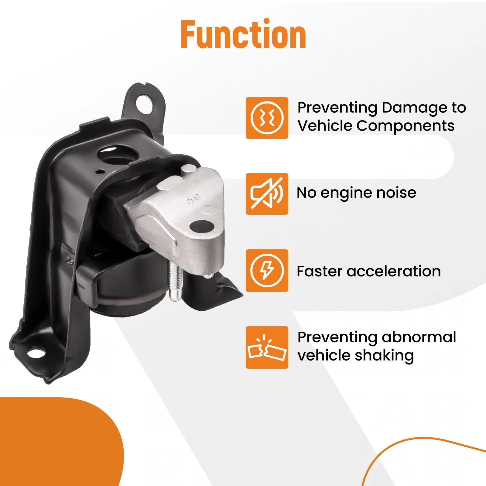 Engine Motor Transmission Mount for Toyota Corolla 1.8L (2003–2008)