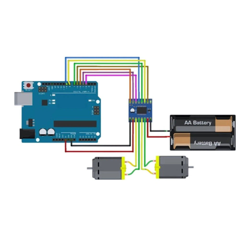TB6612FNG Driver for DIY Robotics (VCC 5V)