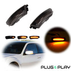 Sequential Amber Turn Signal Side Mirror LED Lights for Chrysler 300 (2023)