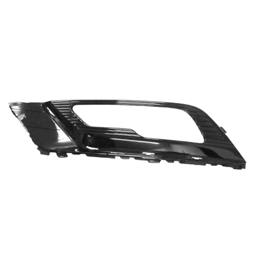 Replacement Black Gloss/Painted Polypropylene Front Driver Side Fog Light Bezel