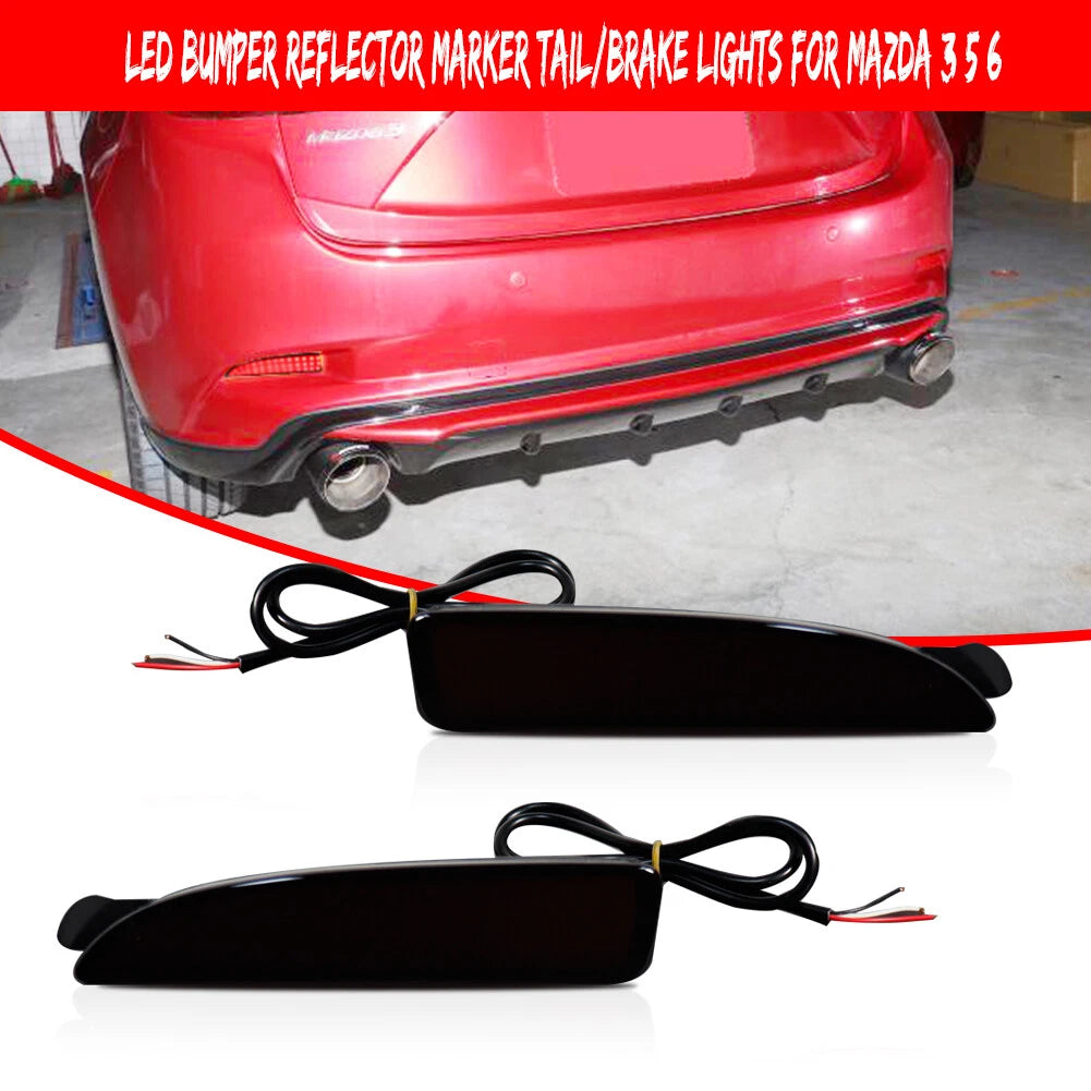 LED Bumper Reflectors for Mazda 3 5 6