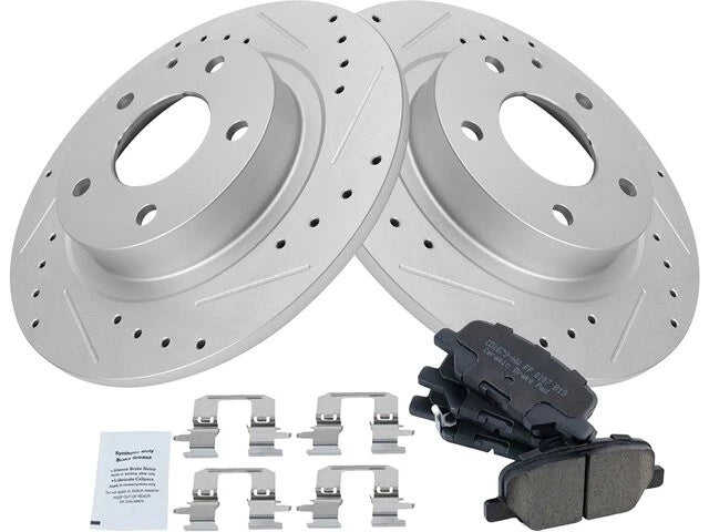 Rear Brake Pad and Rotor Kit for Mazda 6 (2014–2015) CH253CZ