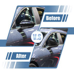 1 Pair ABS Carbon Fiber Pattern Rearview Mirror Cover for Mazda 3 (2020)