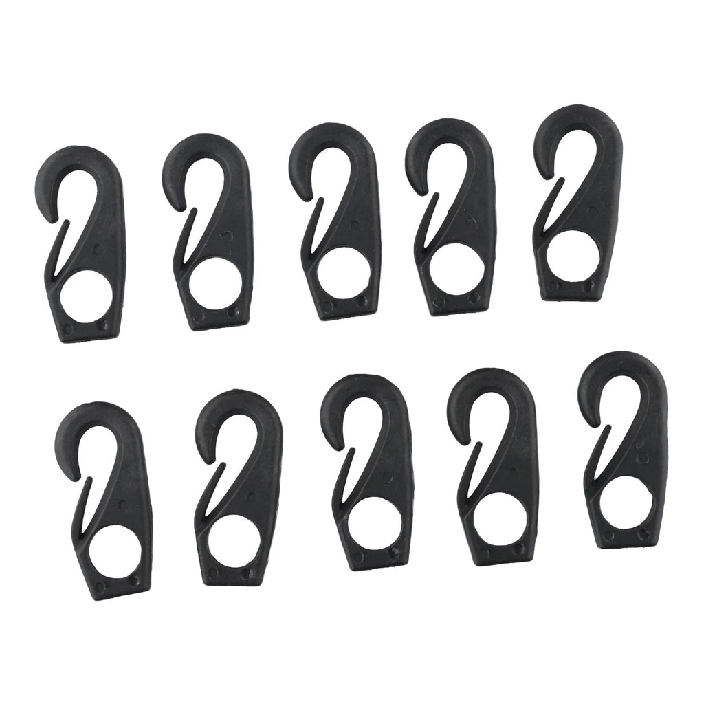 Set of 10 Nylon Clip Hooks for Kayak Canoe Boat Tassel Ties