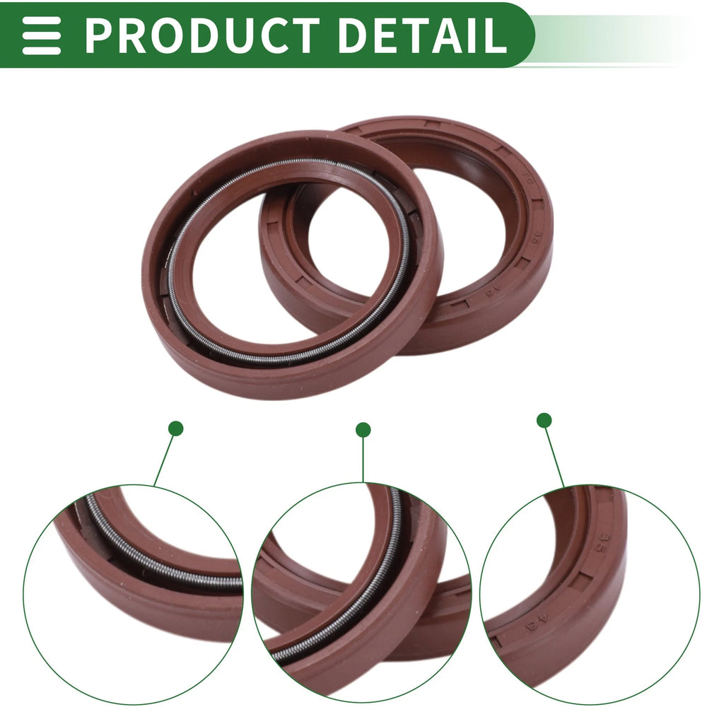 Set of 5 Oil Seal Rotary Shaft Seal 35x46x7mm for Various Models