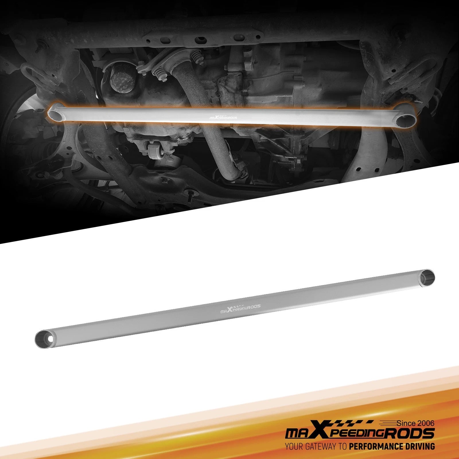 Front Lower Strut Tie Bar Brace Rod for Honda Civic (2006–2011)