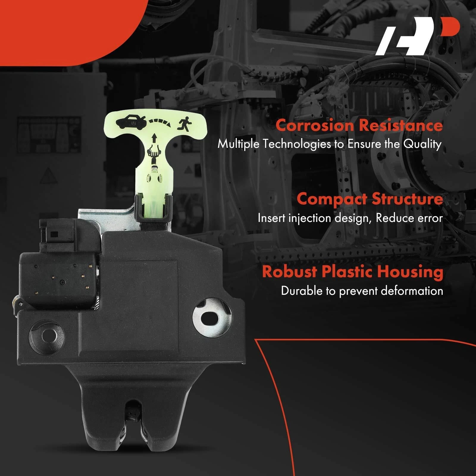 Rear Tailgate Trunk Lock Actuator for Toyota Yaris (2007-2012)