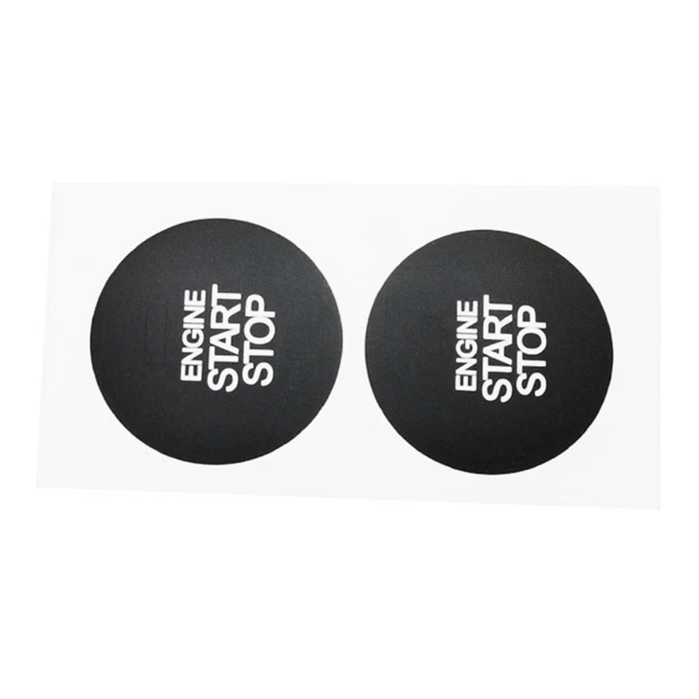 2 x Ignition Stop Switch Button Repair Sticker Vinyl for Hyundai ix35