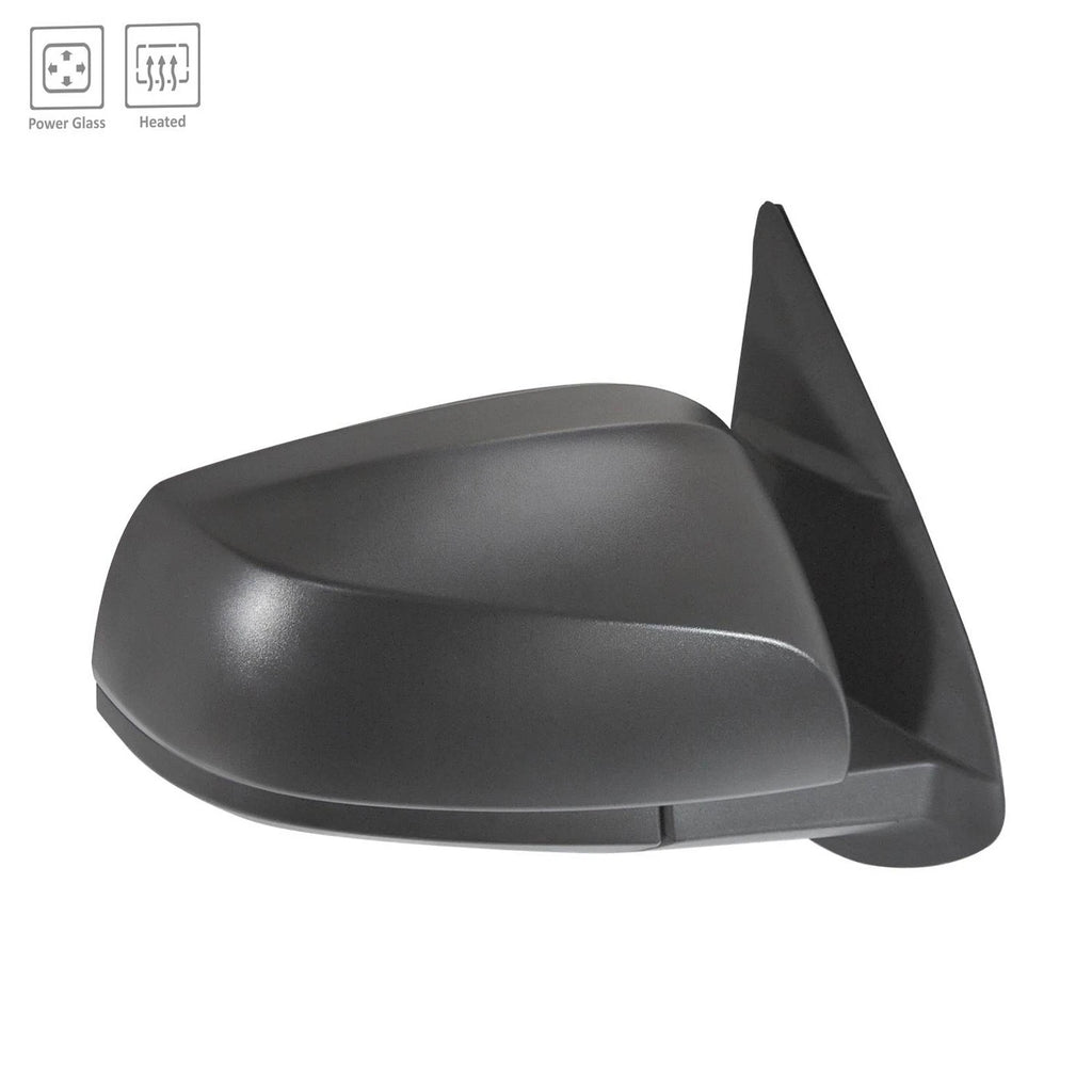 Power Door Mirror Replacement Passenger Side Black Textured for Ford Fusion (2013–2020)