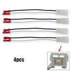 4 x Speaker Wiring Harness Adapter Connector for Chrysler Dodge Caliber (2007-2012)