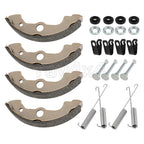Front Brake Shoes w/Pins Kit for Honda FourTrax 300 TRX300FW (1988–2000)