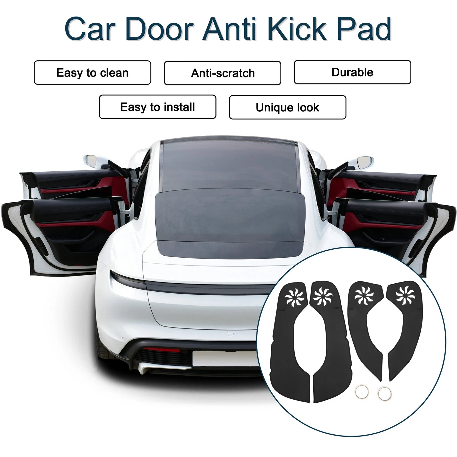 Set of 1 Car Door Anti Kick Pad Sticker Protector for Buick Excelle (2015)
