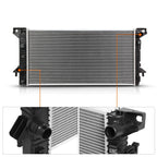 Aluminum Core Radiator DPI-13229 for Ford F150 (2011–2014) & Expedition Navigator (2015–2017)