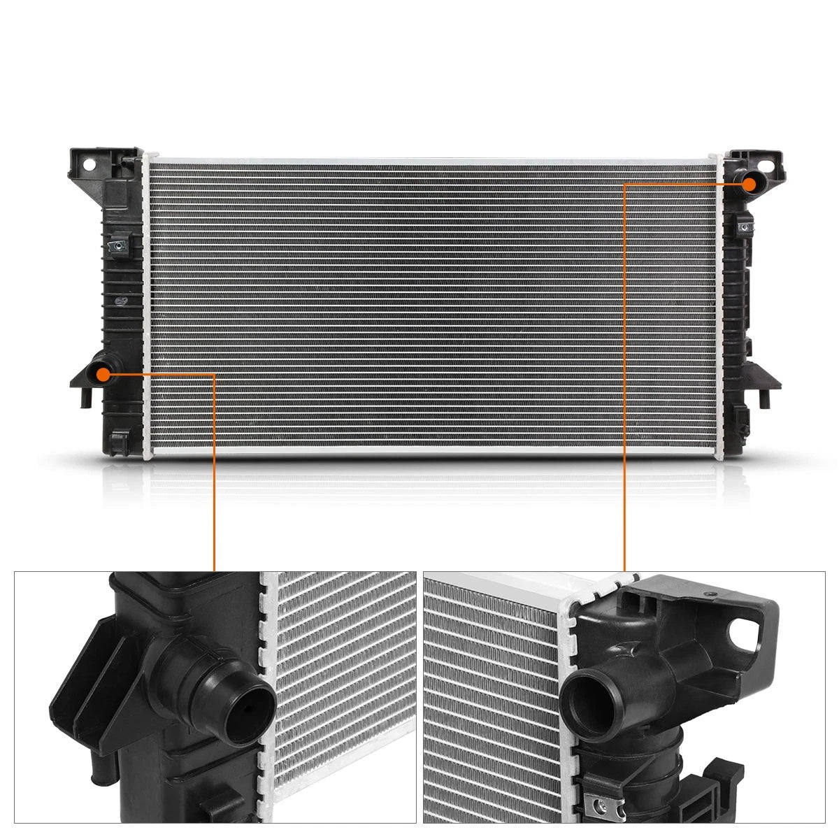 Aluminum Core Radiator DPI-13229 for Ford F150 (2011–2014) & Expedition Navigator (2015–2017)