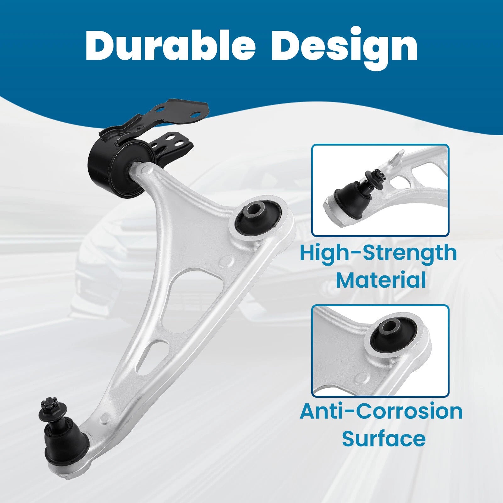 2X Front Lower Control Arm Kit for Honda Pilot (2016–2021)