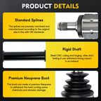 Front Left CV Drive Axle Shaft Assembly for BMW X5 (2001–2006)