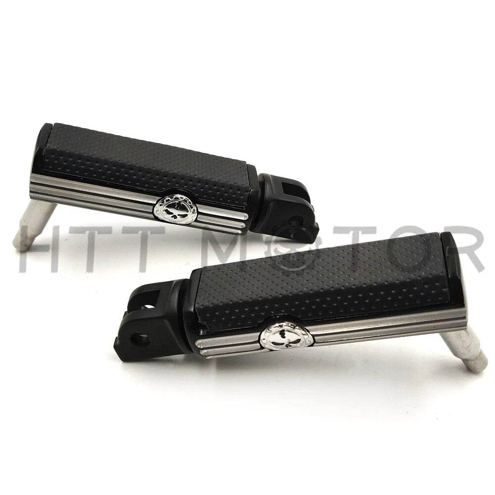 Defiance Rider Footpegs for Harley Breakout FXBR 114 FXBRS (2018–2019) Black Anodized