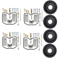 4X Carburetor Float Diaphragm Kit for Kawasaki Vulcan 500 EN500A (1991–1995)