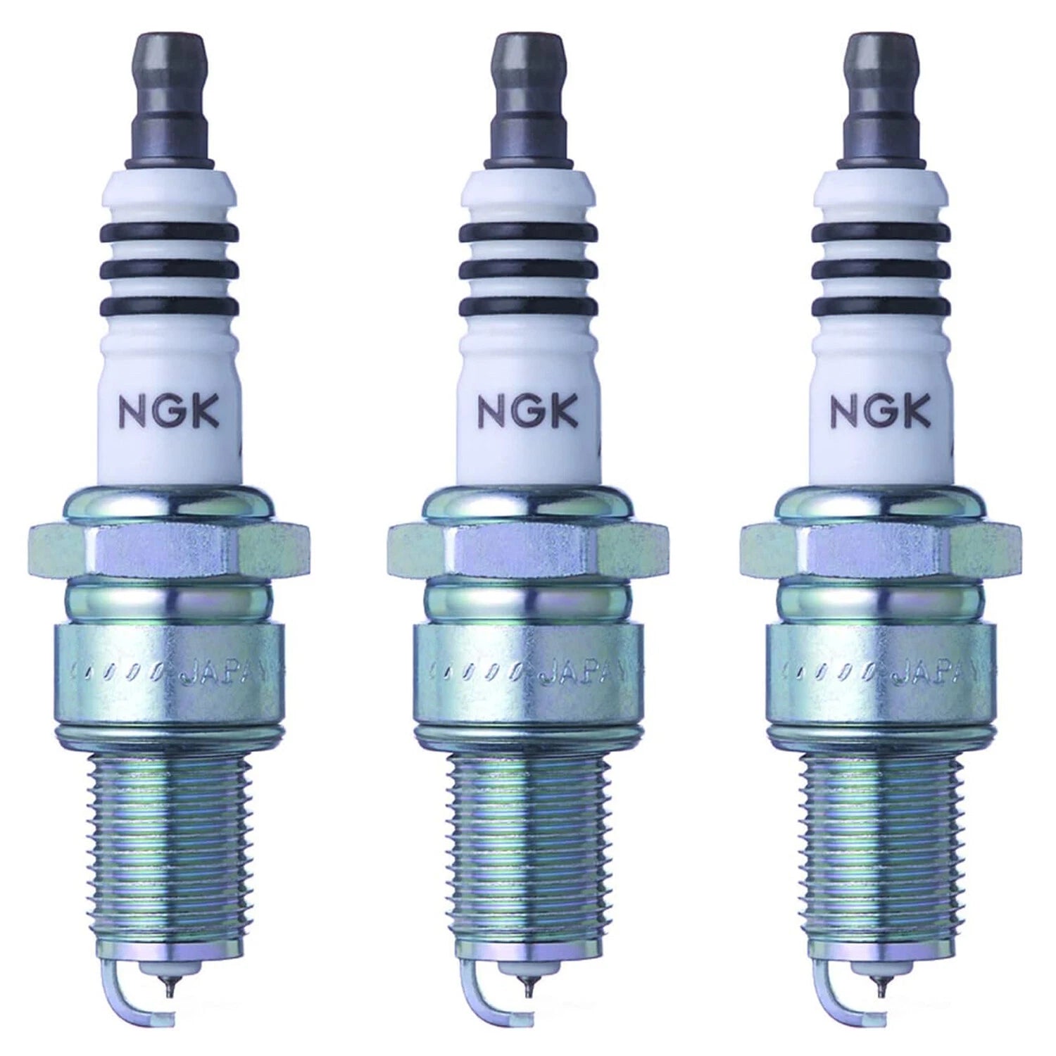 Set of 3 NGK Iridium IX Spark Plugs 7214 for Sprint Firefly 1985–1988