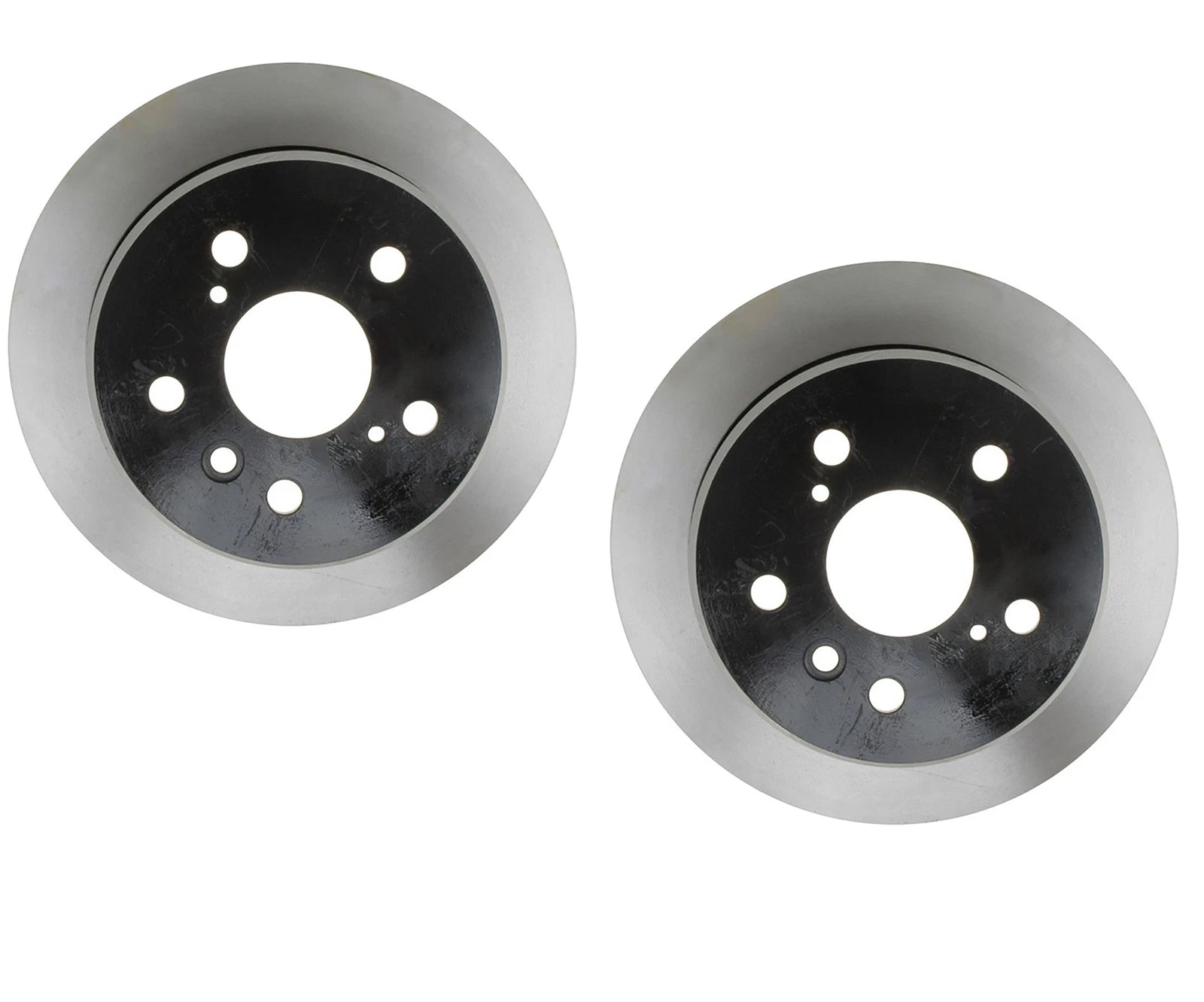 Set of 2 Solid Rear Disc Brake Rotors Dia 269.5 mm for Lexus Toyota