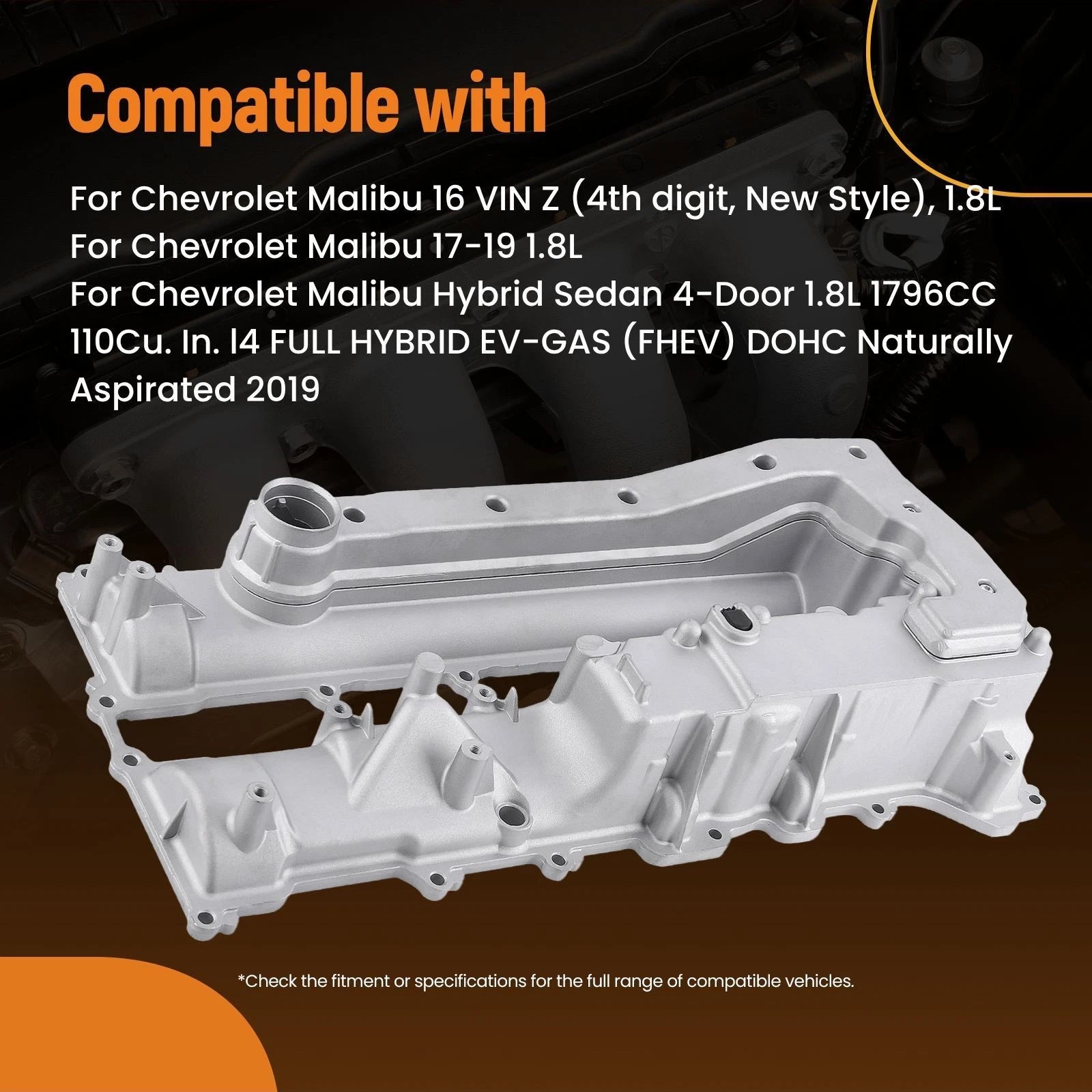 Engine Valve Cover Kit for Chevy Malibu Hybrid (2016-2019)