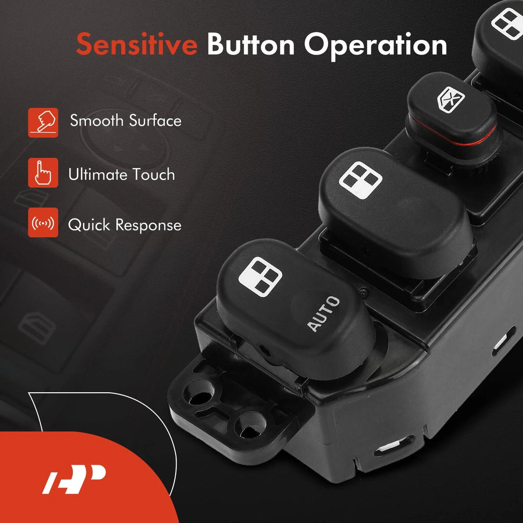 Front Left Power Window Switch for Pontiac Torrent (2006-2009)