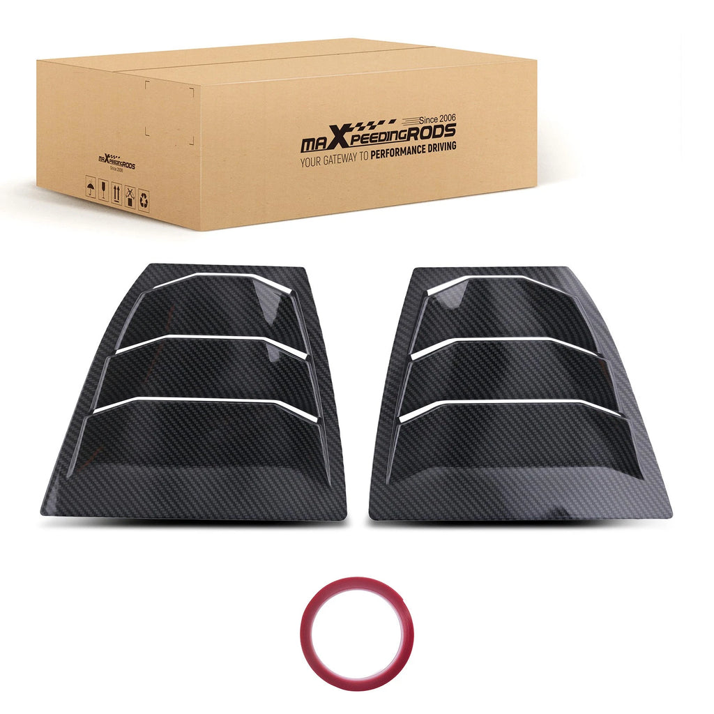 Side Vent Window Scoop Louver for Mazda 3 Axela (2014–2018) Carbon Fiber
