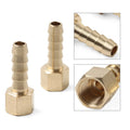 2X Brass Barb Hose Fitting Connector Adapter 1/4" x 1/8" NPT Female