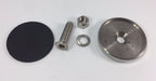 Stainless Steel Round Pedal Pad Pair for 1932–1959 Ford Brake Clutch
