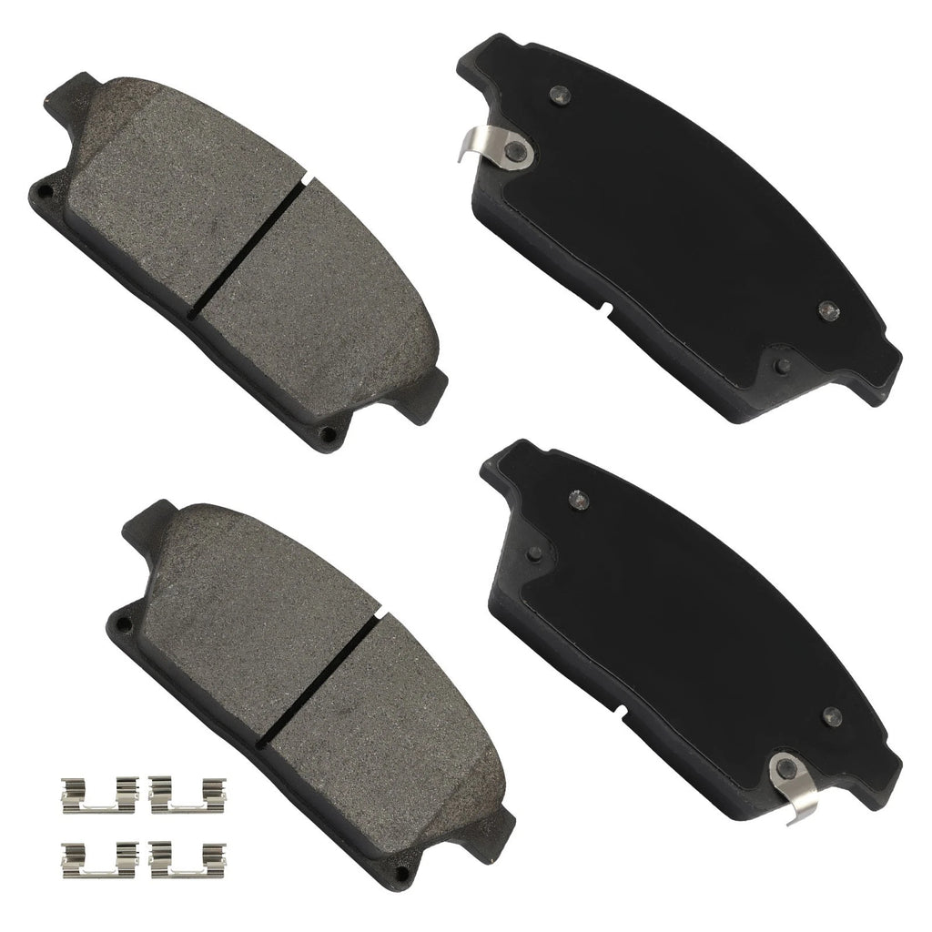 Set of 4 Front Brake Pads for Buick Verano (2012–2017)