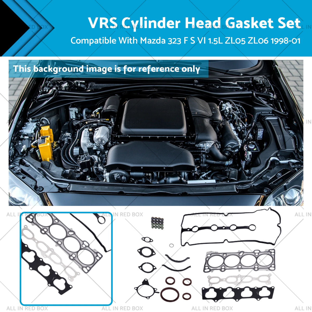Cylinder Head Gasket Set for Mazda 323 F S VI (1998–2001) ZL05 ZL06