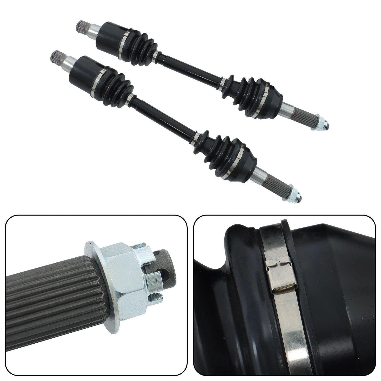2X Rear CV Axles for Polaris RZR 800 (2008–2014)