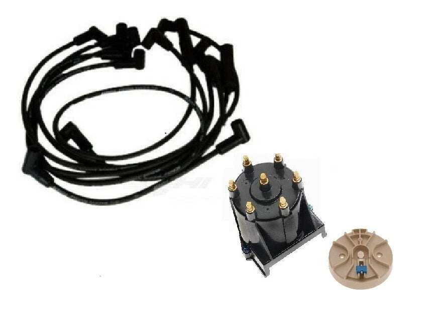 Ignition Wire Set & Distributor Cap Rotor Kit for Chevy S10 GMC Jimmy (V6)